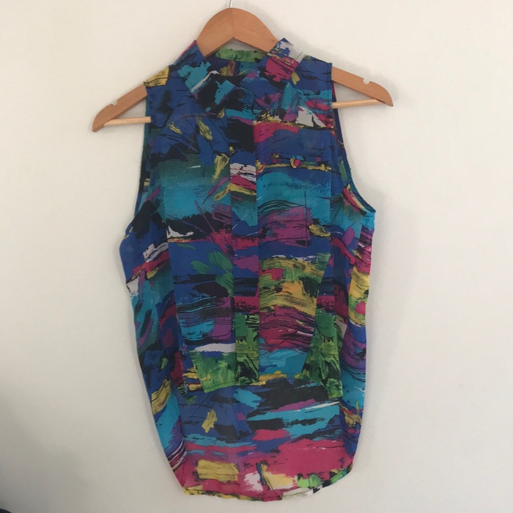 Never worn Erik Hart high low shirt
